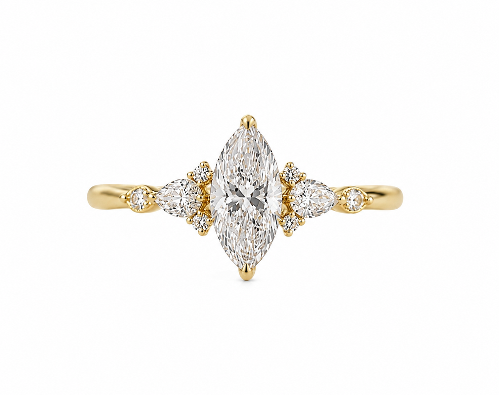 Marquise Lab Diamond Ring – 2.44ct Luxe Setting