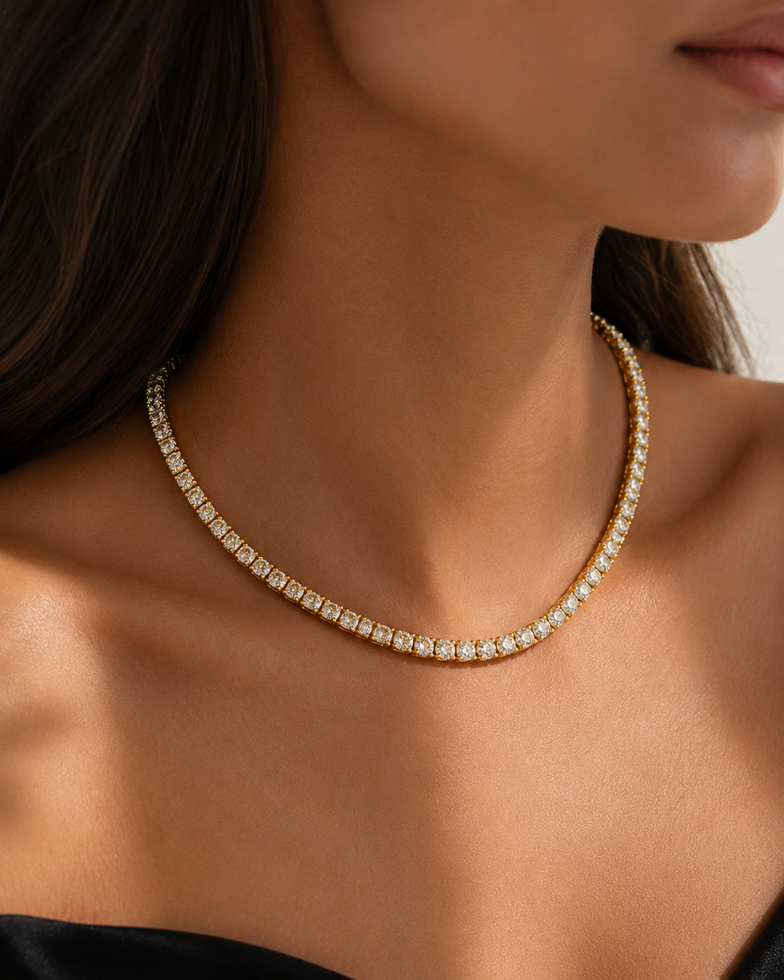 Celeste 23.19CT Lab Diamond Tennis Necklace