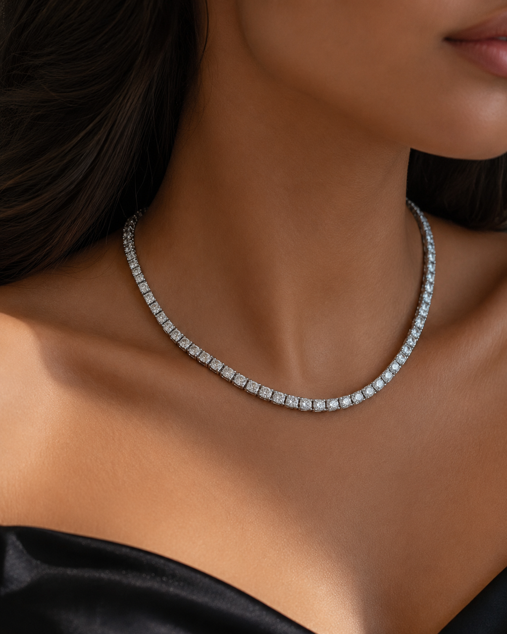 Celeste 23.19CT Lab Diamond Tennis Necklace