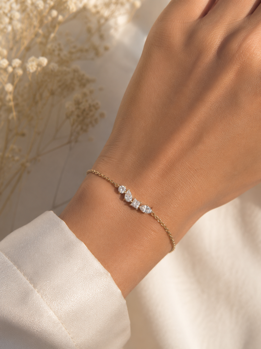 1CT Multi Shape Lab Diamond Bracelet