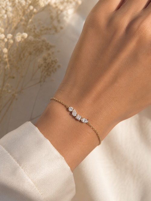 1CT Multi Shape Lab Diamond Bracelet