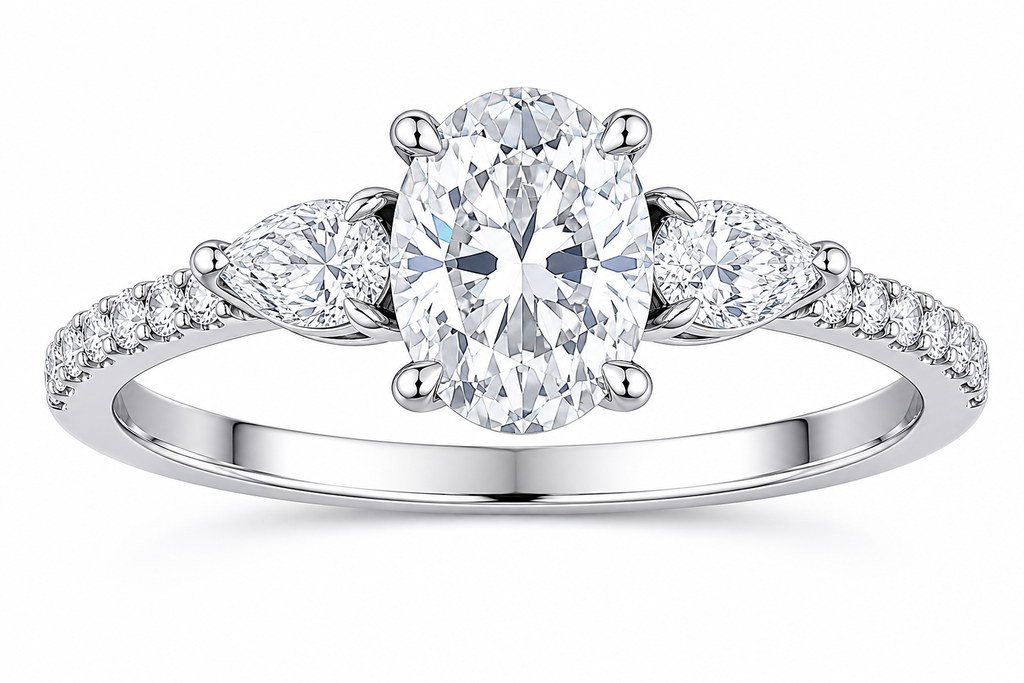 Aurielle 1.6CT Oval Lab Diamond Ring