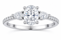Aurielle 1.6CT Oval Lab Diamond Ring