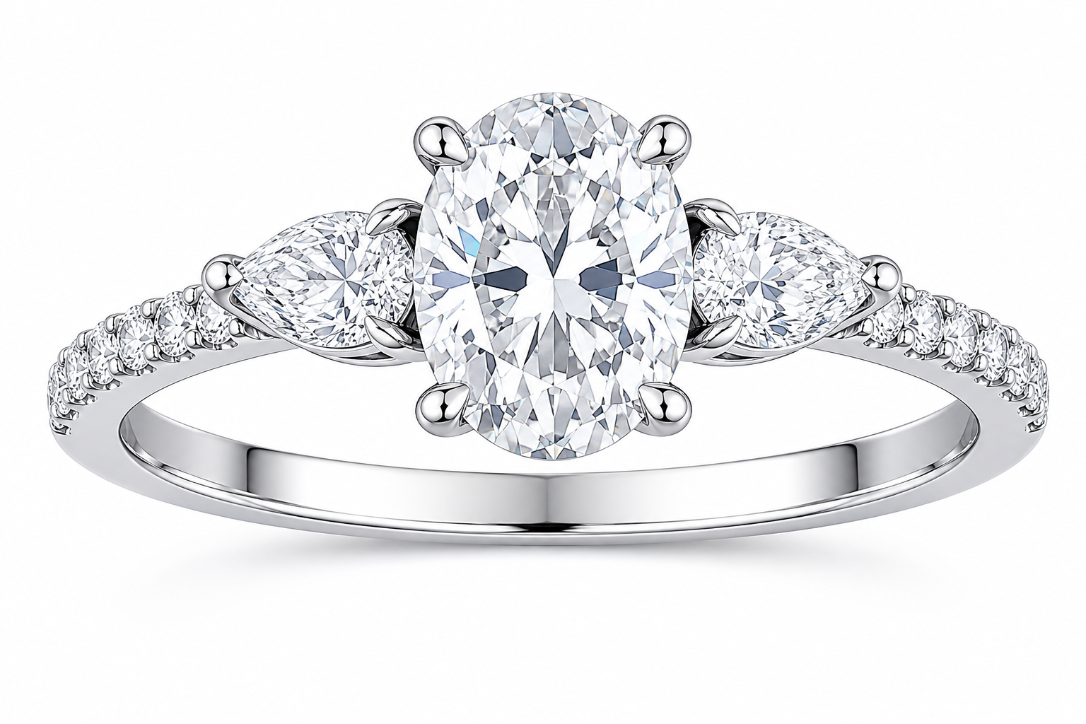 Aurielle 1.6CT Oval Lab Diamond Ring