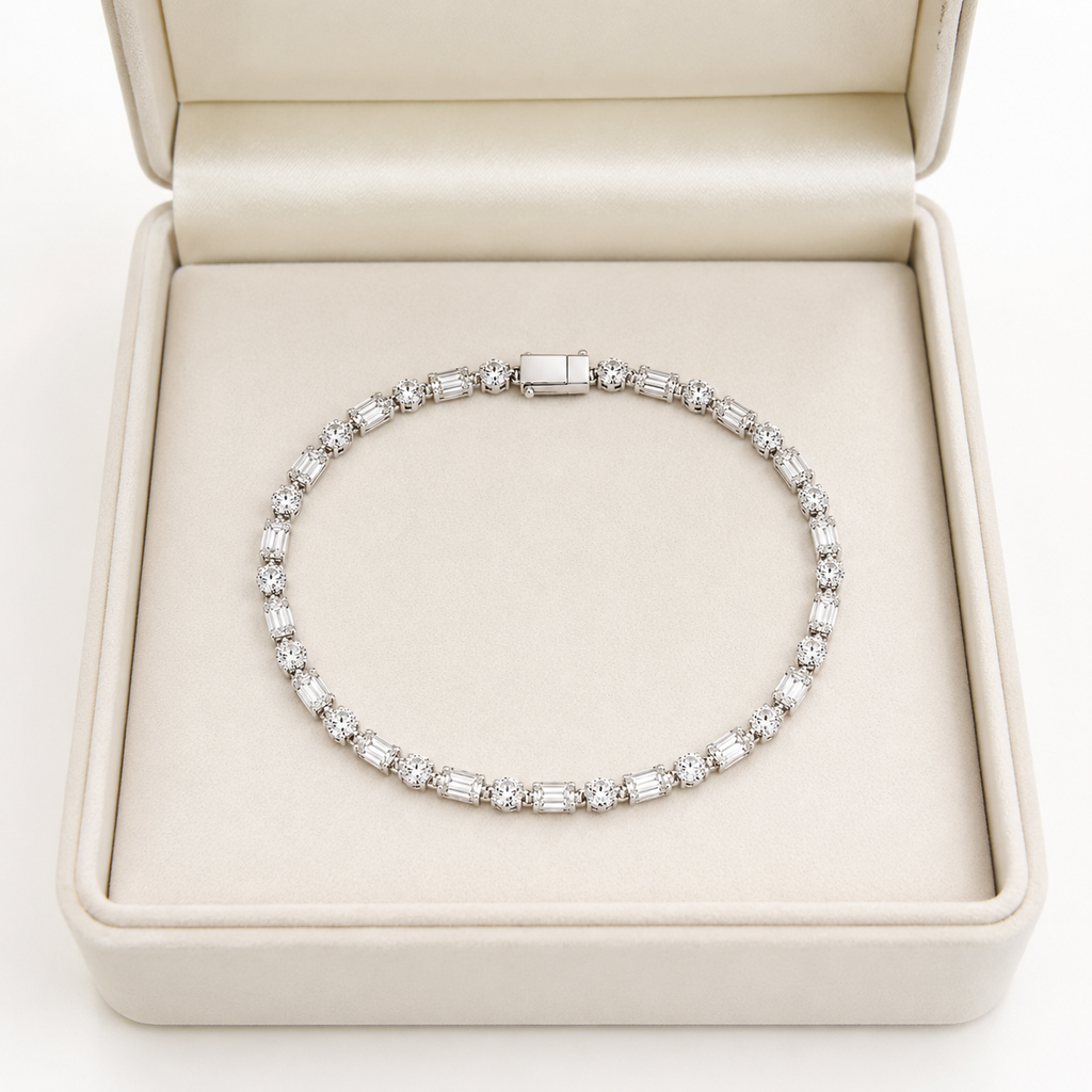 5ct Lab Diamond Tennis Bracelet