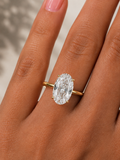 4.00 TCW Oval Diamond Ring