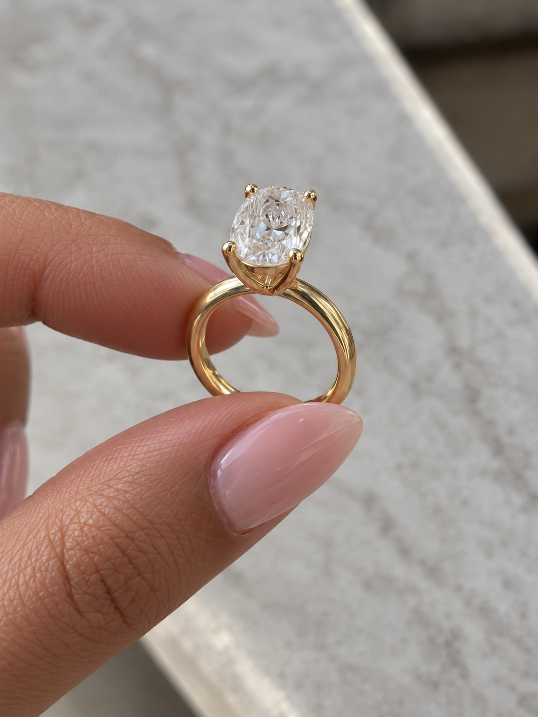 2.00 CT Cushion Solitaire Diamond Ring