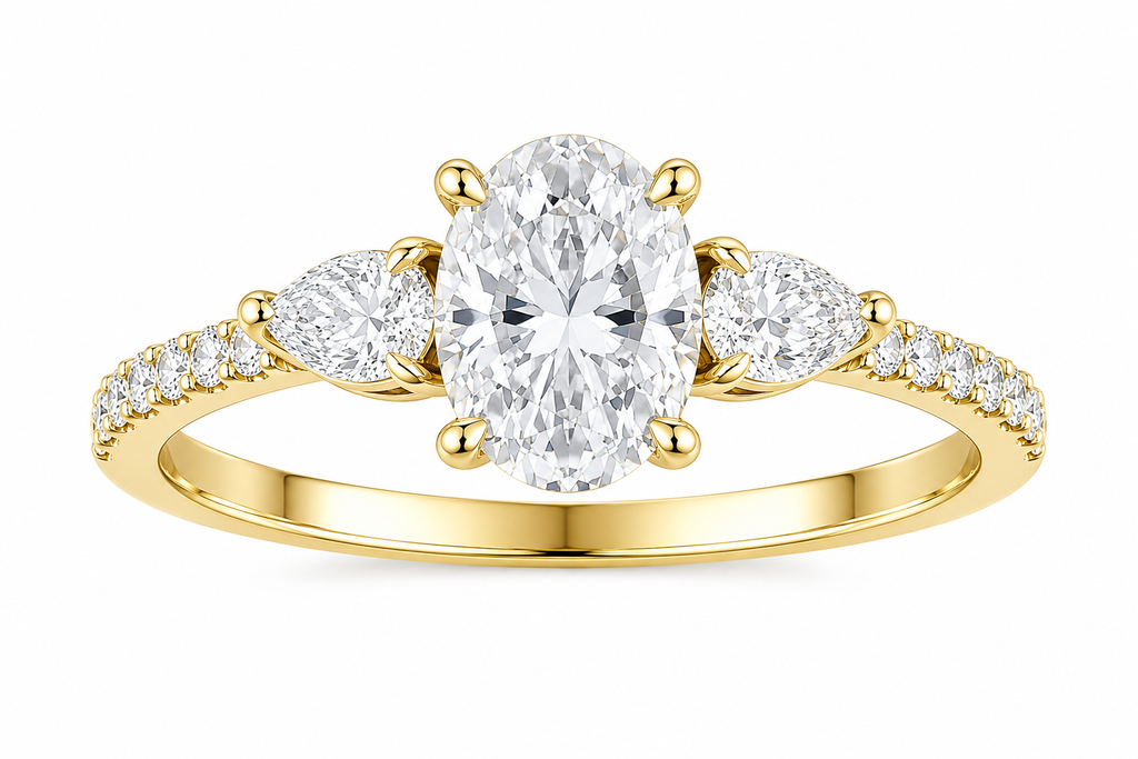 Aurielle 1.6CT Oval Lab Diamond Ring