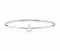 Pear Lab Diamond Bangle Bracelet – 1ct Total