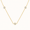 Round Lab Diamond Necklace – 1.07ct | IGI Certified