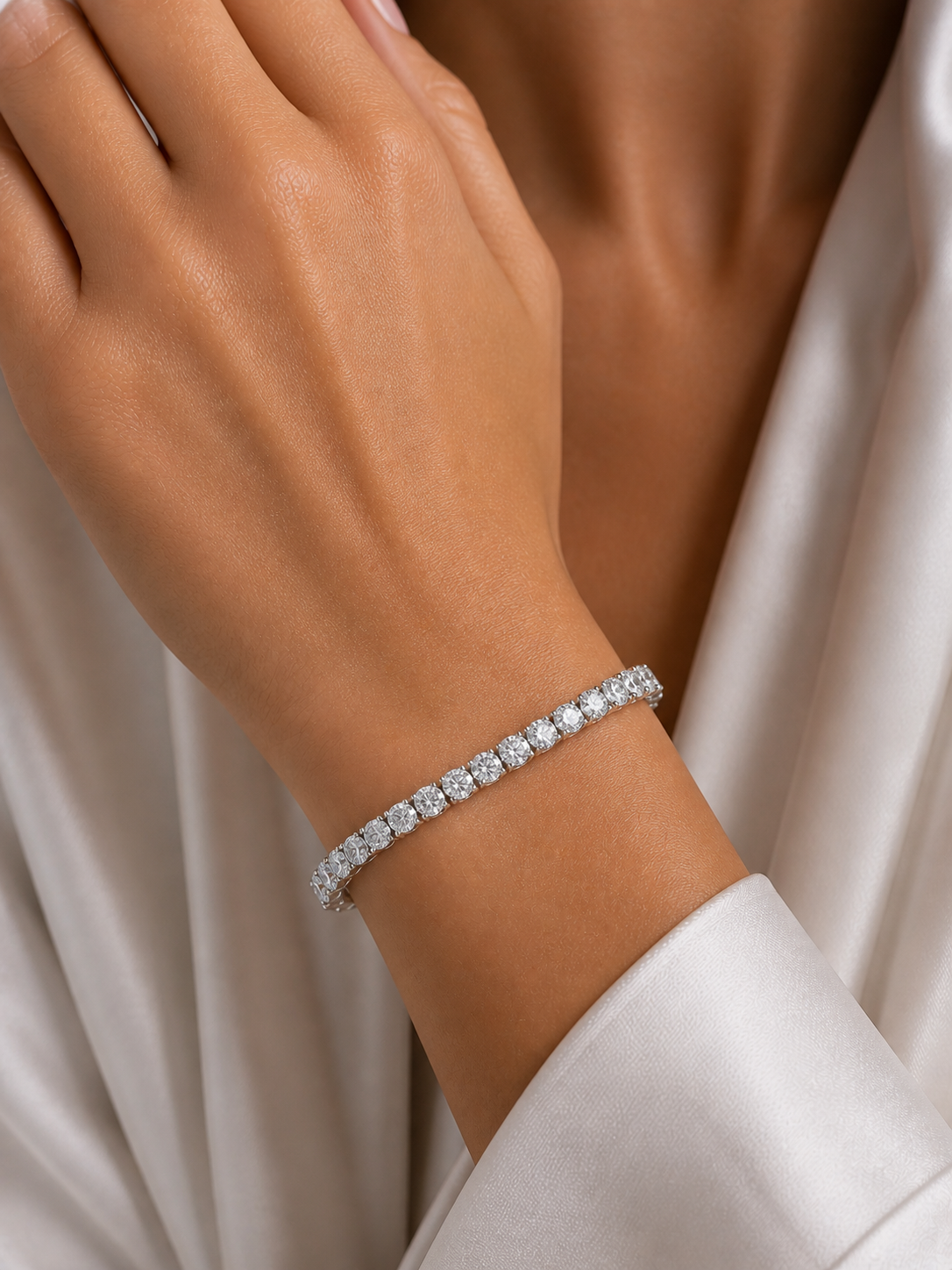 15.05ct Lab Diamond Tennis Bracelet