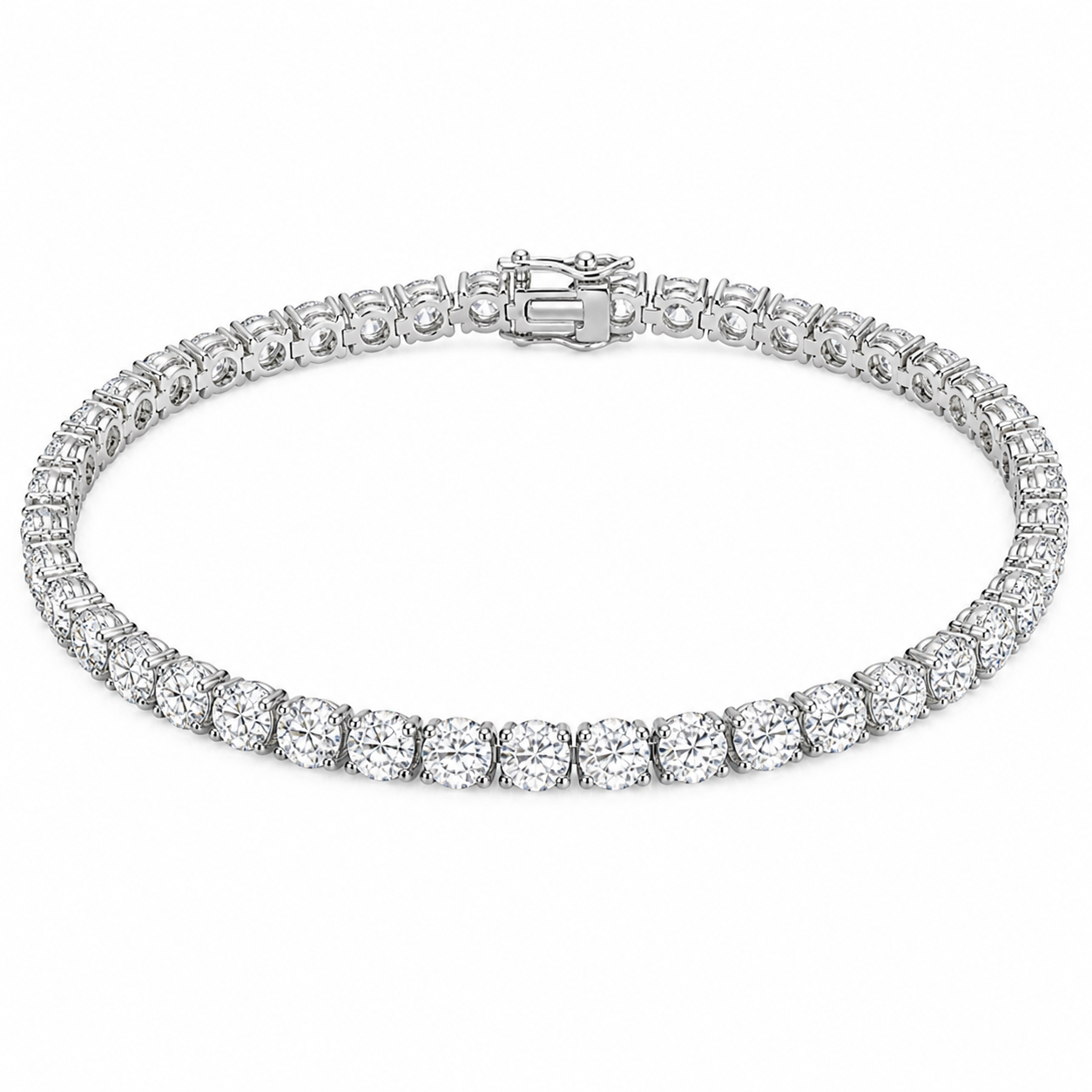 7.93ct Lab Diamond Tennis Bracelet