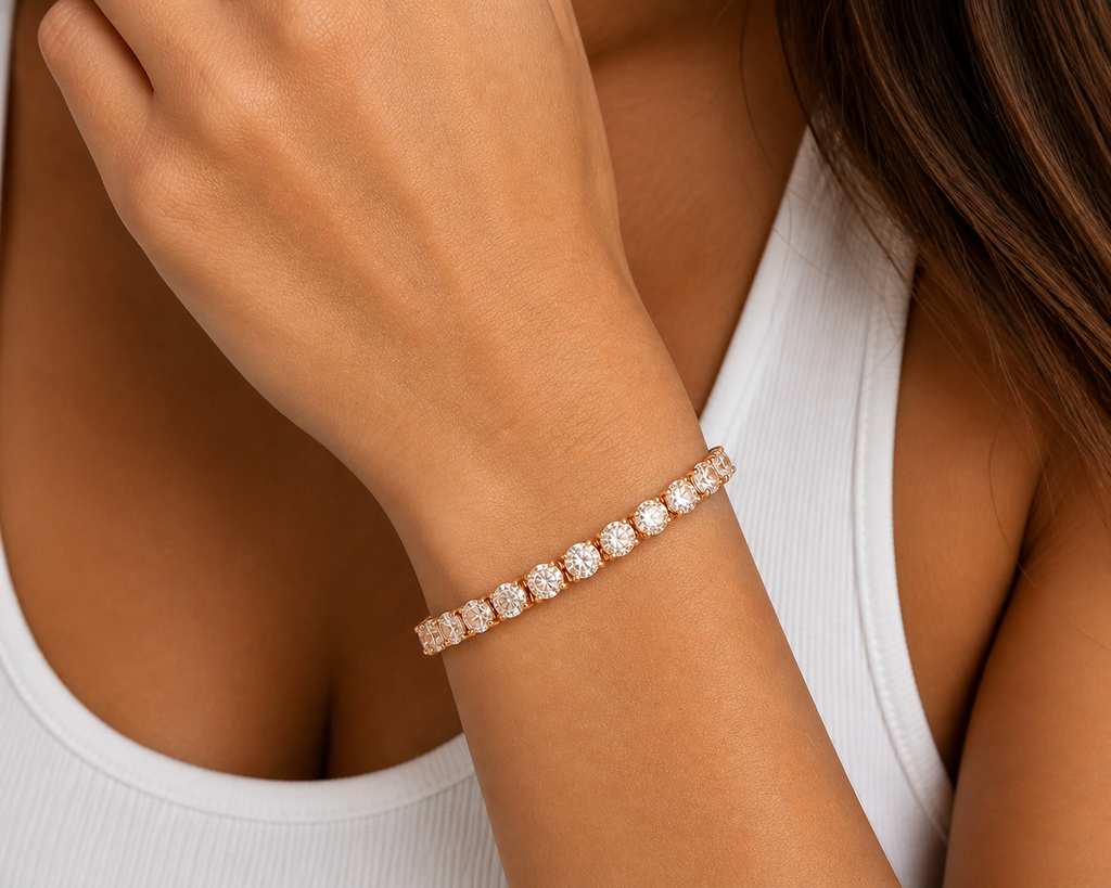 22.66ct Lab Diamond Tennis Bracelet