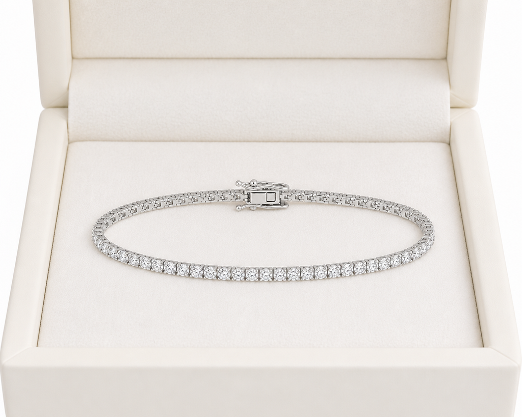 Lab Diamond Tennis Bracelet – 3.34ct Total