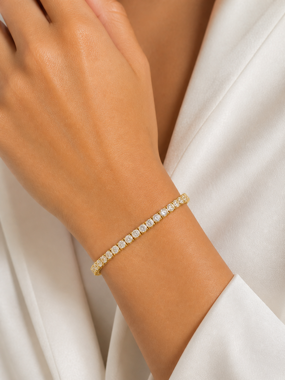 15.05ct Lab Diamond Tennis Bracelet