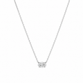 1CT Oval Lab Diamond Necklace