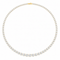 Lab Diamond Tennis Necklace – 15ct Total | 108 Stones