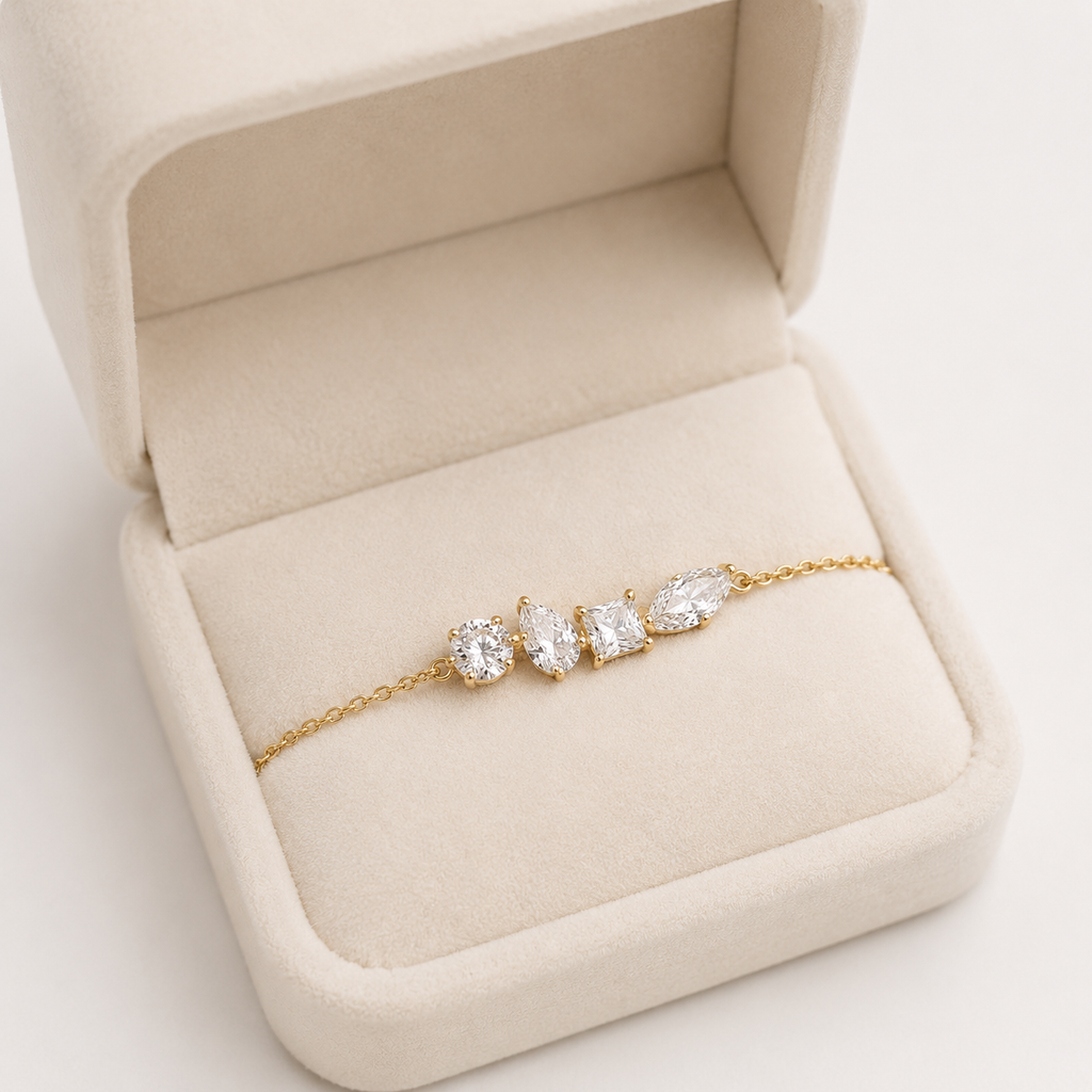 1CT Multi Shape Lab Diamond Bracelet