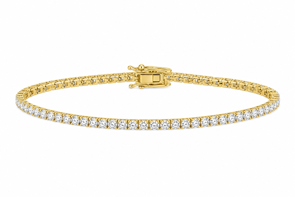 Lab Diamond Tennis Bracelet – 3.34ct Total