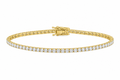 Lab Diamond Tennis Bracelet – 3.34ct Total