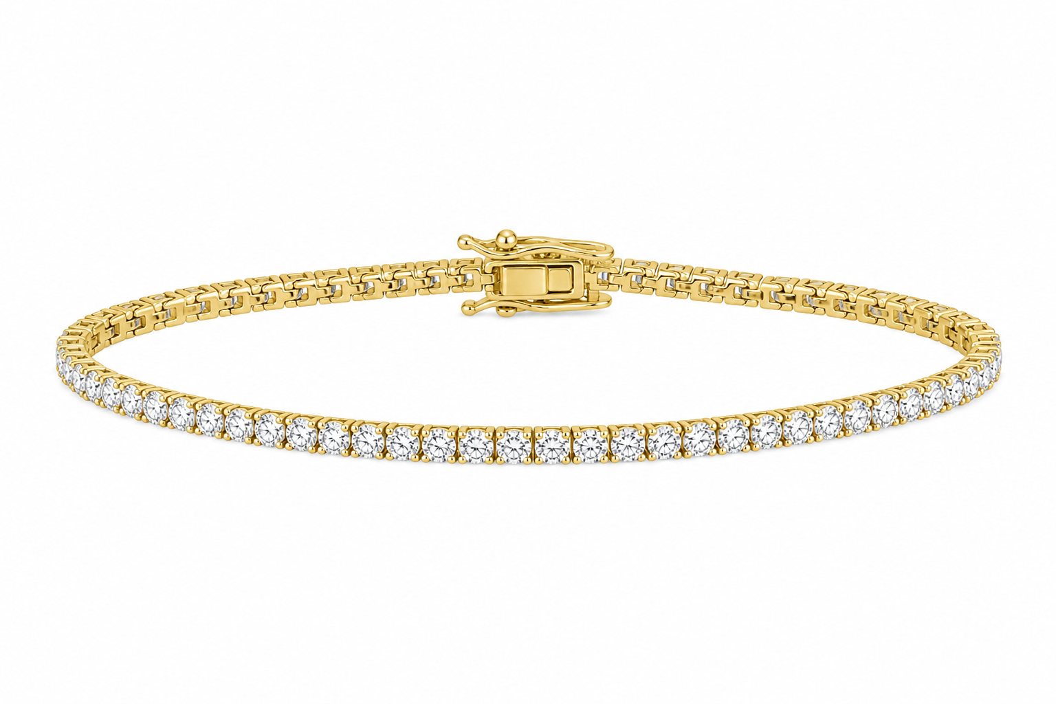 Lab Diamond Tennis Bracelet – 3.34ct Total