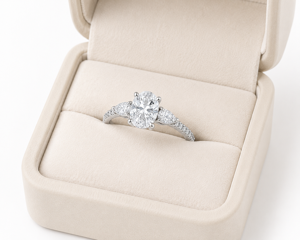 Aurielle 1.6CT Oval Lab Diamond Ring