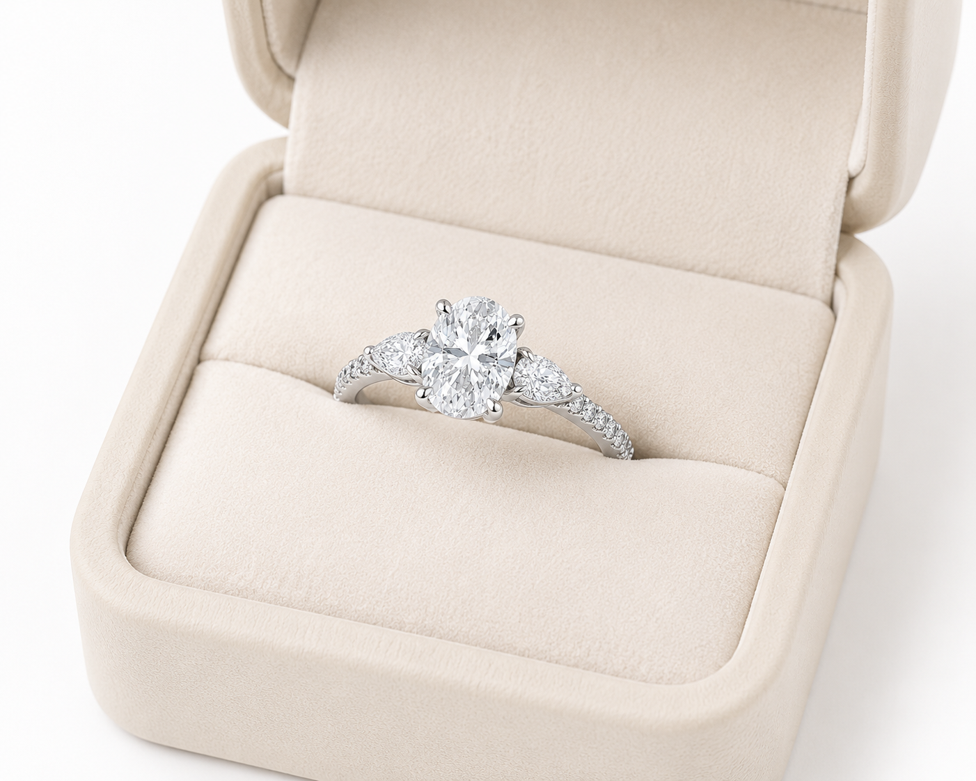 Aurielle 1.6CT Oval Lab Diamond Ring