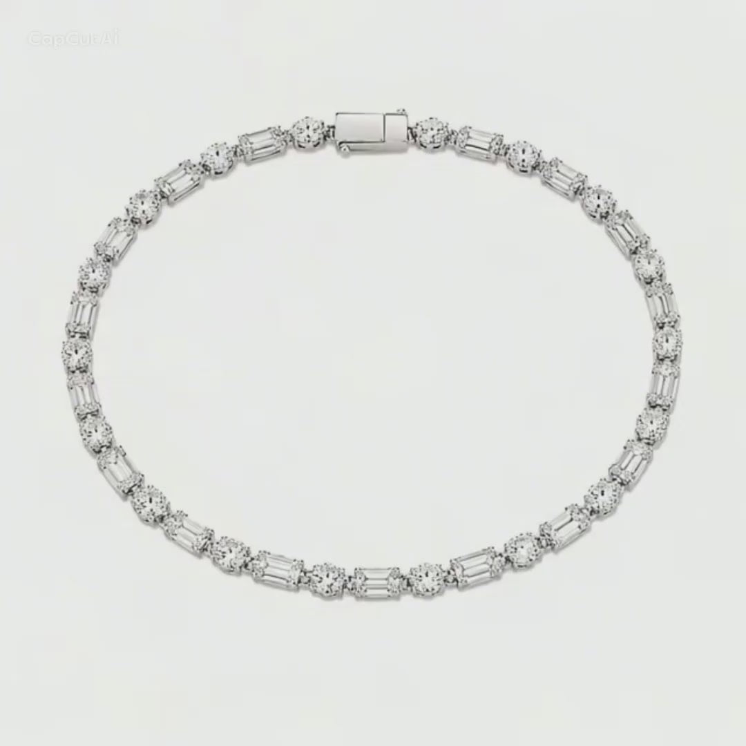 5ct Lab Diamond Tennis Bracelet